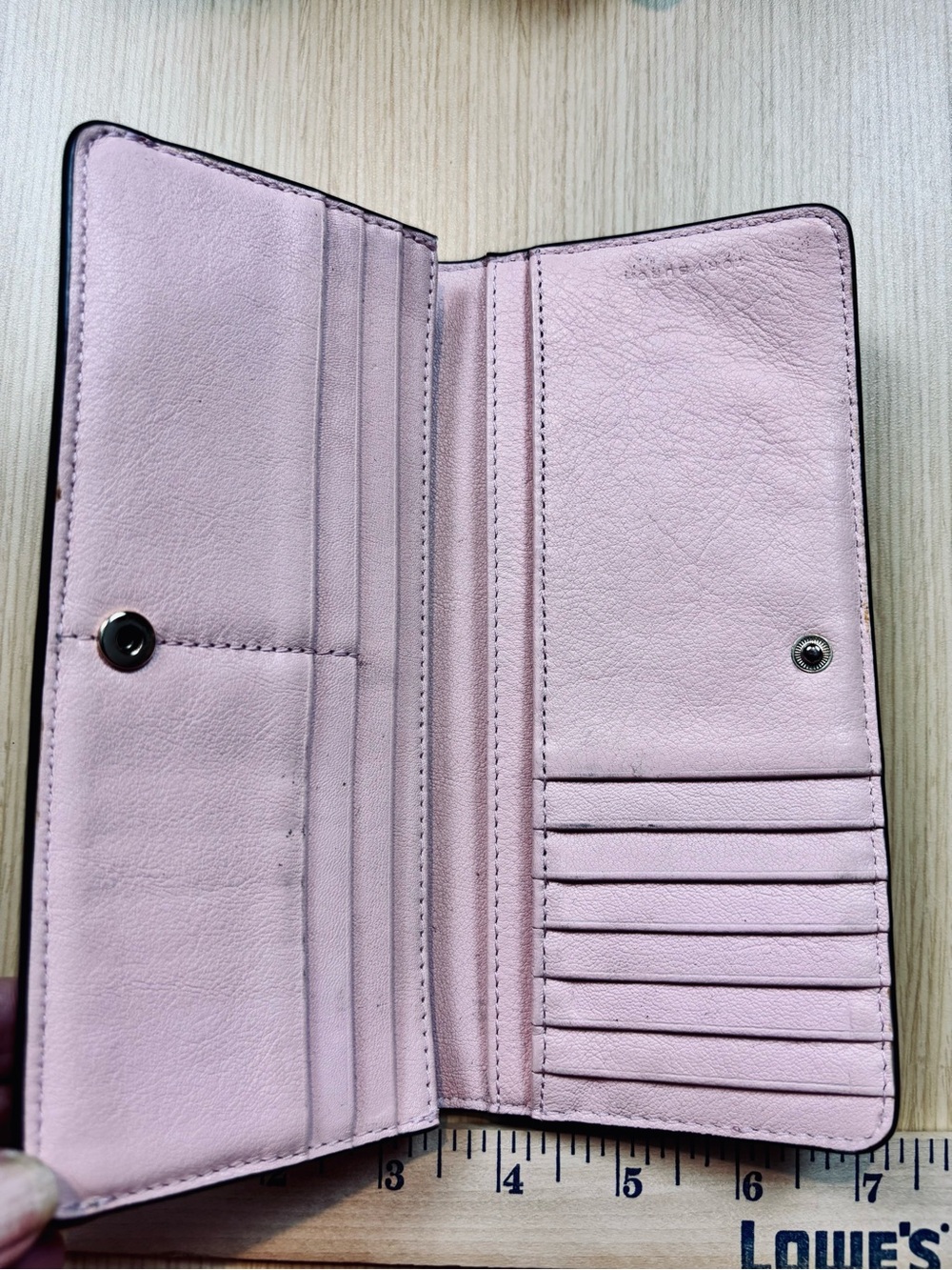 Tory Burch Hicks Garden Slim Envelope Wallet Pink Floral Patent Leather - Picture 6 of 9